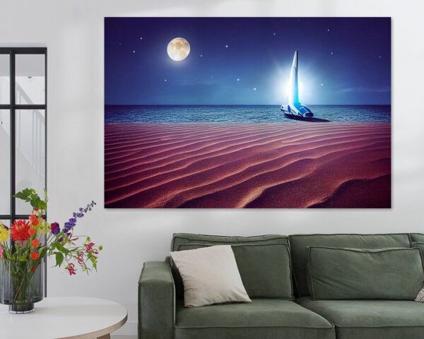 Holiday Planet #3 door Hive Arts Studio op canvas, poster, behang en meer impressie 5821567146208960682