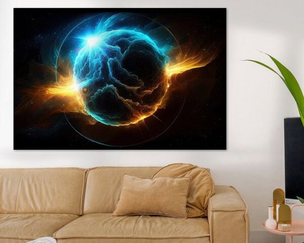 Luminous Frontier par Hive Arts Studio sur toile, poster, papier peint et plus impression -7861799825178088238