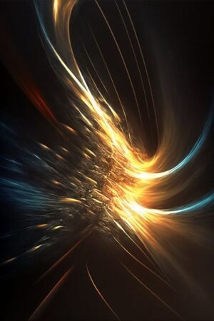 Light Bending, The Lightspeed, abstract door Hive Arts Studio op canvas, poster, behang en meer impressie 82e0ffab65d0