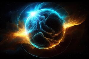 Luminous Frontier door Hive Arts Studio op canvas, poster, behang en meer afdruk 01ecf85e8f60