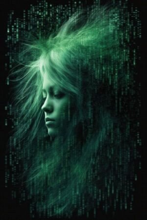 Digital Dissolution door Hive Arts Studio op canvas, poster, behang en meer indruk c5ebe30ee990