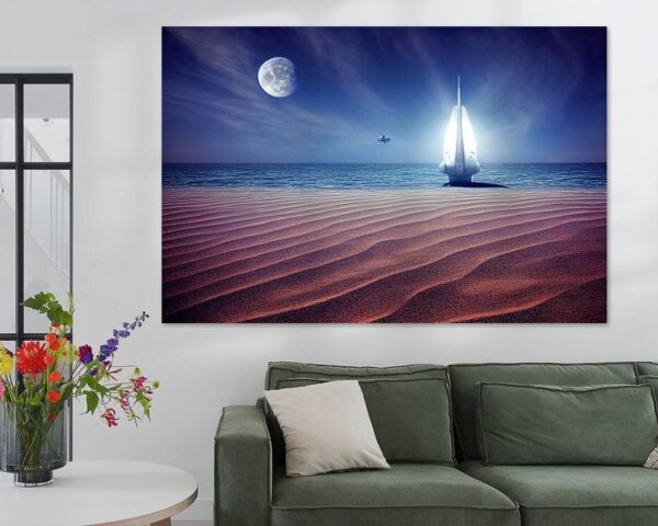 Holiday Planet #2 door Hive Arts Studio op canvas, poster, behang en meer indruk 7a9311095b74