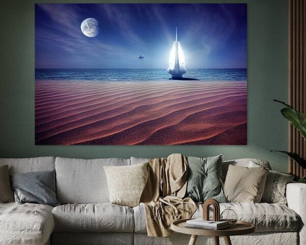 Holiday Planet #2 door Hive Arts Studio op canvas, poster, behang en meer indruk bda9f483b591