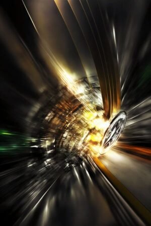 The Lightspeed, Time Dilation, abstract by Hive Arts Studio on canvas, poster, wallpaper and more impression ff06b5c2e5db