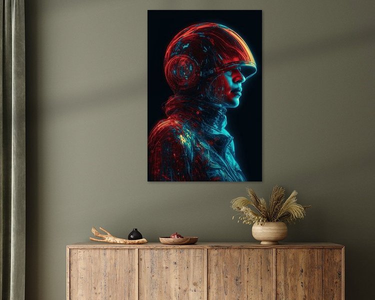 Interstellar Emissary: From Abstract to Reality by Hive Arts Studio on canvas, poster, wallpaper and more impression 4602aa14f2a3